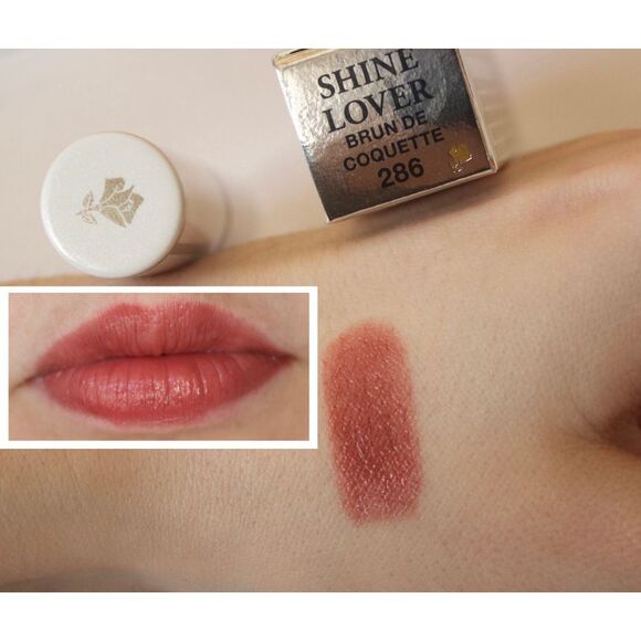 LANCÔME - NWT Shine Lover Vibrant Shine Lipstick in Brun de Coquette (286) - Picture 6 of 11